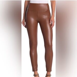 7 For All Mankind Brown Leggings Sleek Fit